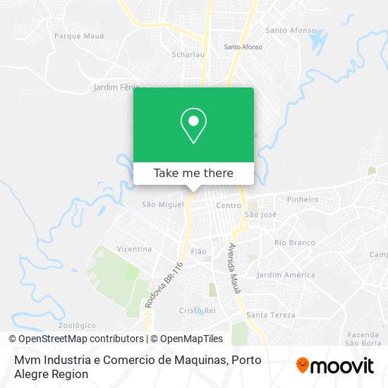 Mvm Industria e Comercio de Maquinas map