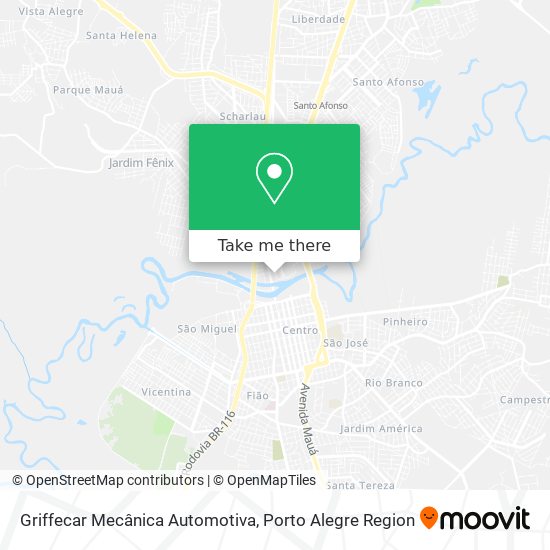 Mapa Griffecar Mecânica Automotiva