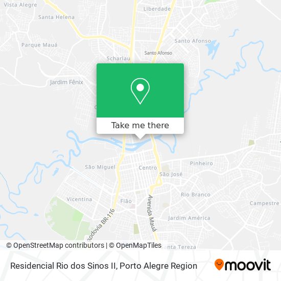 Residencial Rio dos Sinos II map
