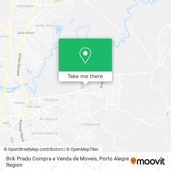 Mapa Brik Prado Compra e Venda de Moveis