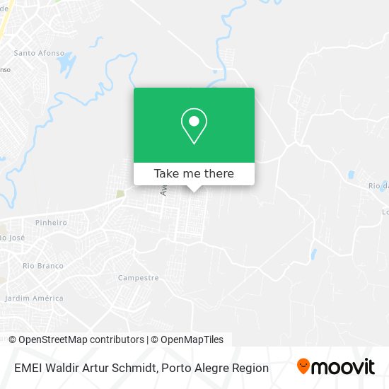 EMEI Waldir Artur Schmidt map