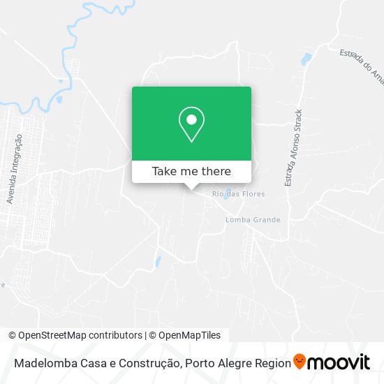 Mapa Madelomba Casa e Construção