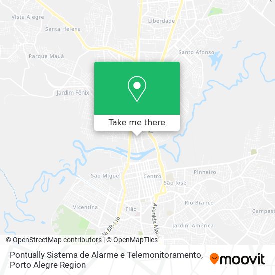 Pontually Sistema de Alarme e Telemonitoramento map