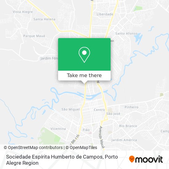 Sociedade Espírita Humberto de Campos map