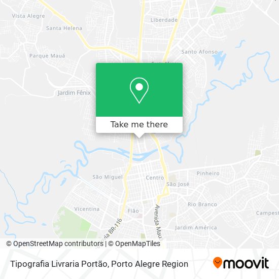 Tipografia Livraria Portão map