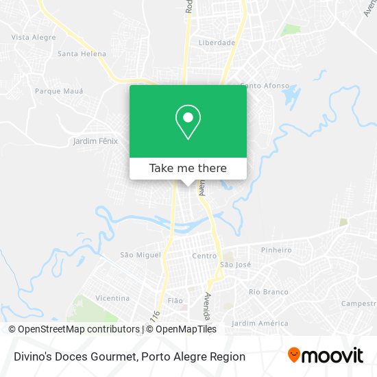 Divino's Doces Gourmet map