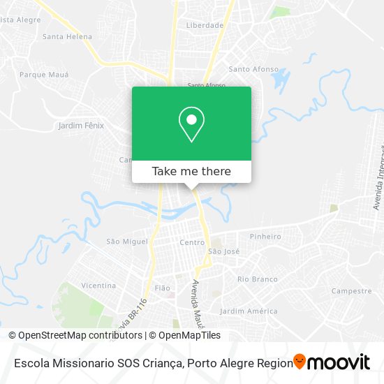 Escola Missionario SOS Criança map