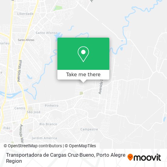 Transportadora de Cargas Cruz-Bueno map