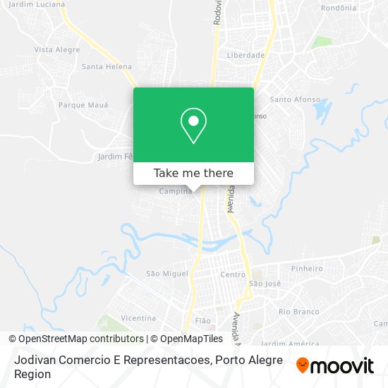 Jodivan Comercio E Representacoes map