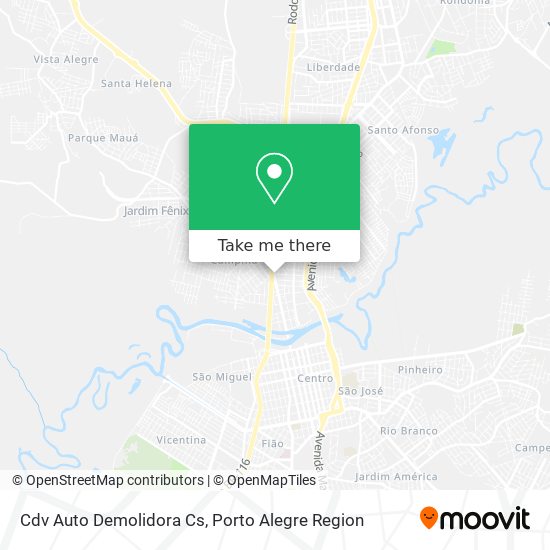 Cdv Auto Demolidora Cs map