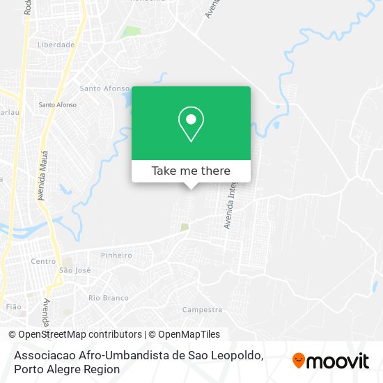 Associacao Afro-Umbandista de Sao Leopoldo map