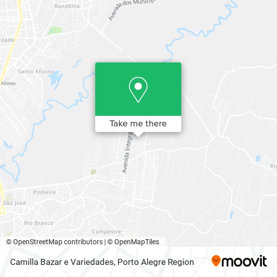 Camilla Bazar e Variedades map