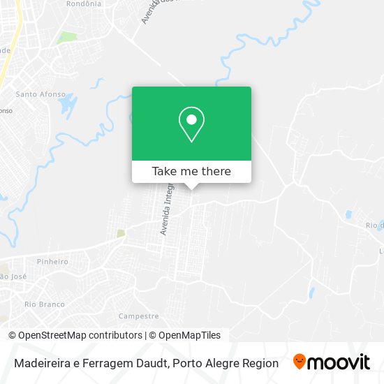 Madeireira e Ferragem Daudt map