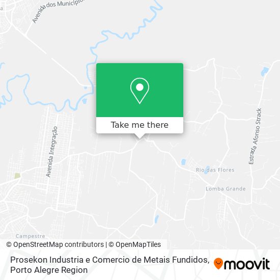 Prosekon Industria e Comercio de Metais Fundidos map