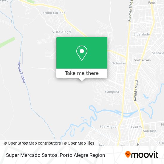 Super Mercado Santos map