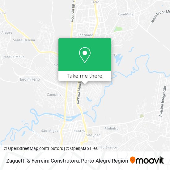 Zaguetti & Ferreira Construtora map