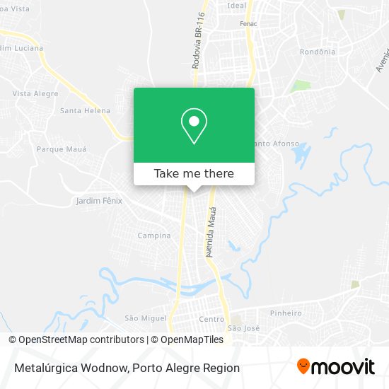 Metalúrgica Wodnow map