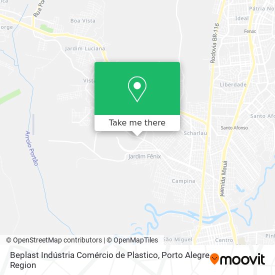 Beplast Indústria Comércio de Plastico map