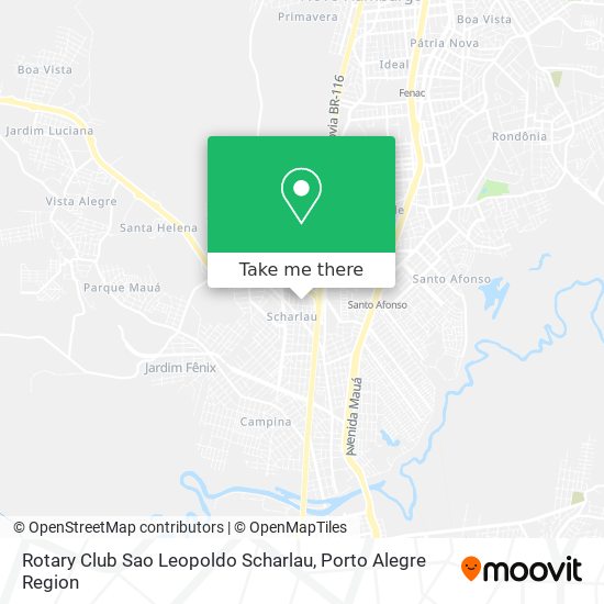 Rotary Club Sao Leopoldo Scharlau map