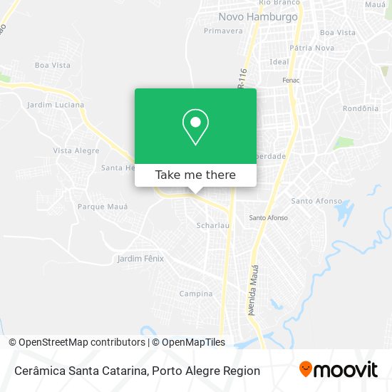 Cerâmica Santa Catarina map