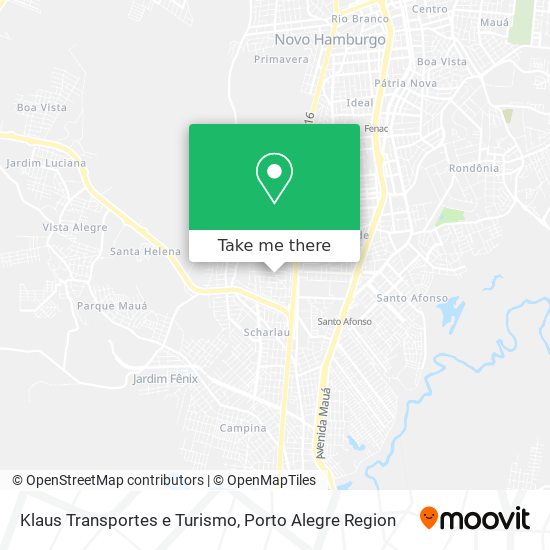 Klaus Transportes e Turismo map