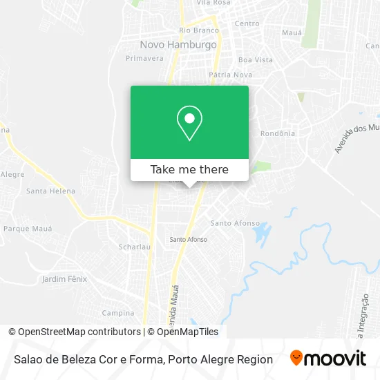 Salao de Beleza Cor e Forma map
