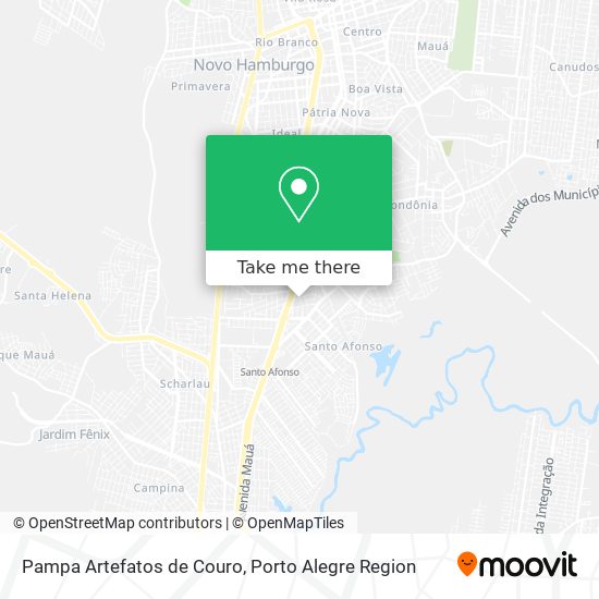 Pampa Artefatos de Couro map