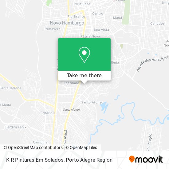 K R Pinturas Em Solados map