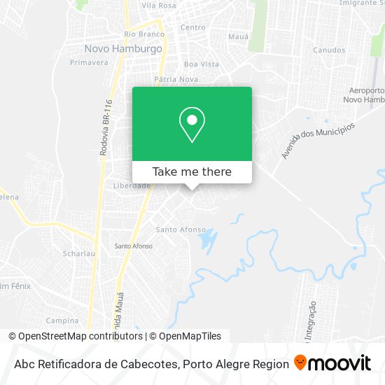 Abc Retificadora de Cabecotes map