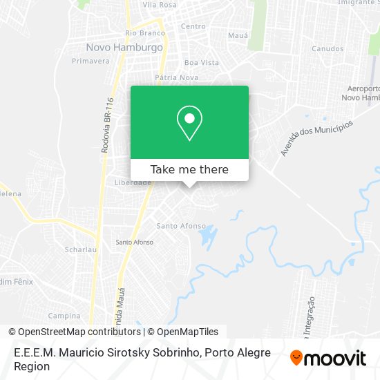 E.E.E.M. Mauricio Sirotsky Sobrinho map