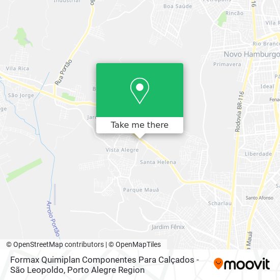 Formax Quimiplan Componentes Para Calçados - São Leopoldo map
