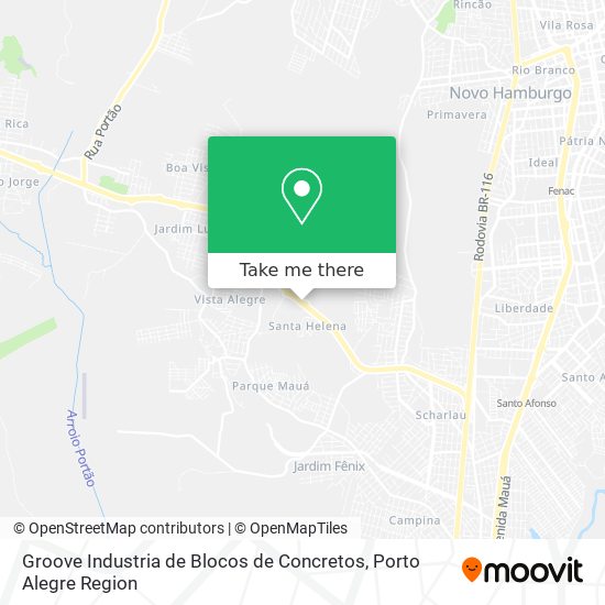 Groove Industria de Blocos de Concretos map