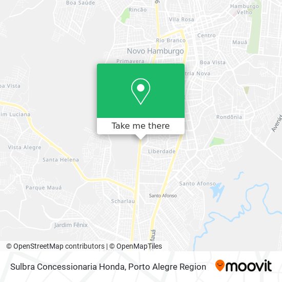 Mapa Sulbra Concessionaria Honda