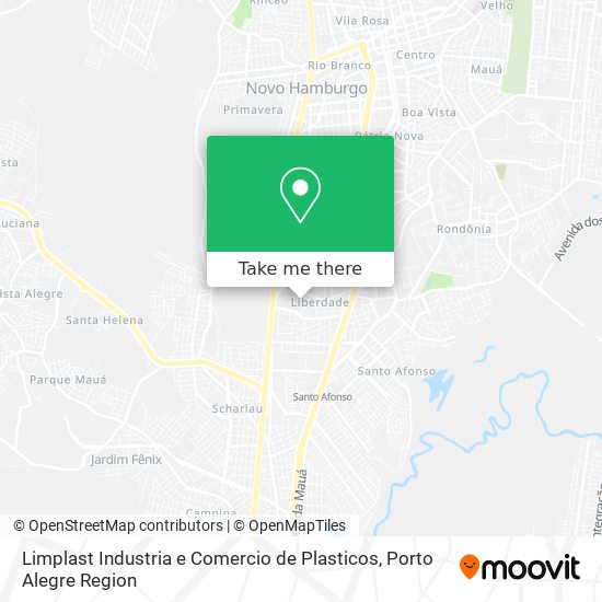 Mapa Limplast Industria e Comercio de Plasticos