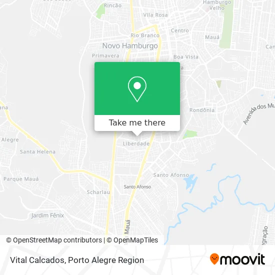 Vital Calcados map