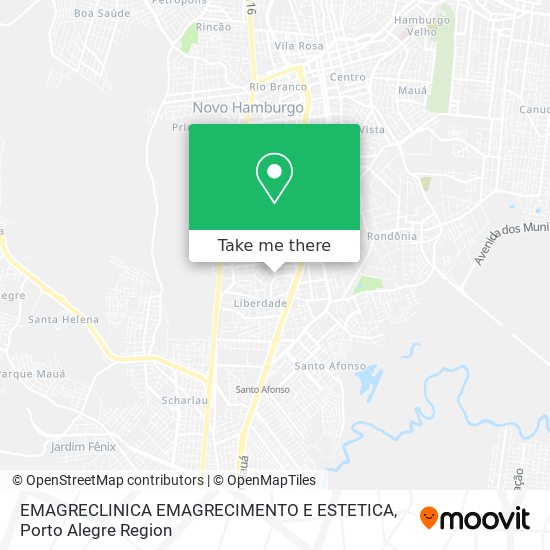 Mapa EMAGRECLINICA EMAGRECIMENTO E ESTETICA