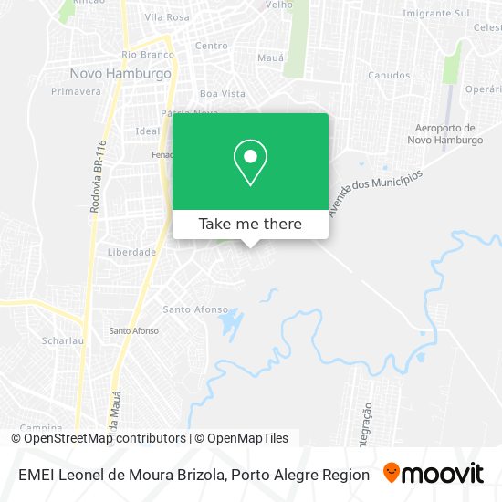 EMEI Leonel de Moura Brizola map