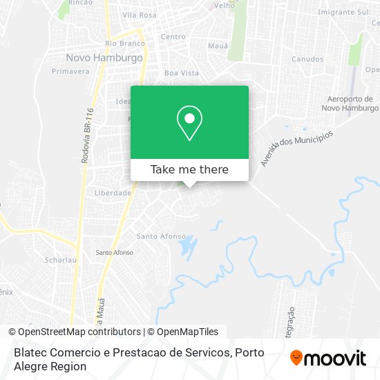 Blatec Comercio e Prestacao de Servicos map