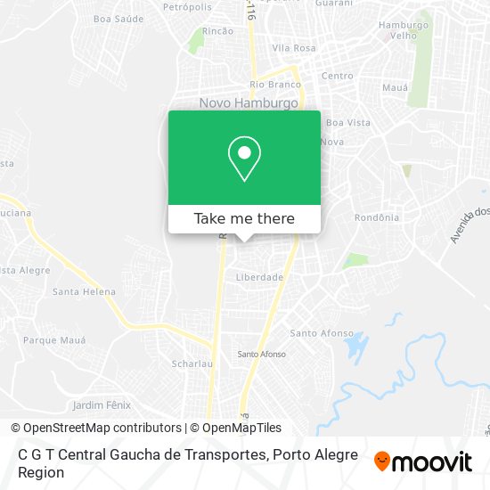 C G T Central Gaucha de Transportes map