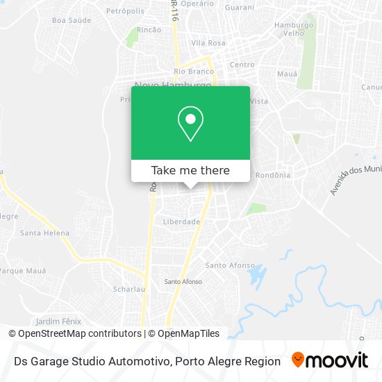 Ds Garage Studio Automotivo map