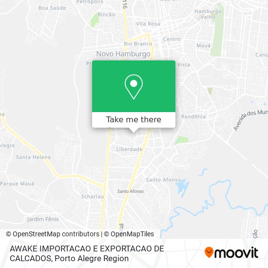 Mapa AWAKE IMPORTACAO E EXPORTACAO DE CALCADOS
