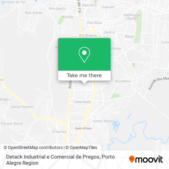 Detack Industrial e Comercial de Pregos map