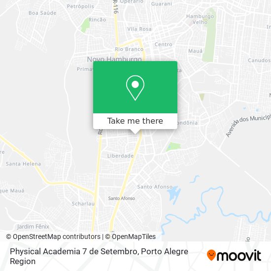 Physical Academia 7 de Setembro map