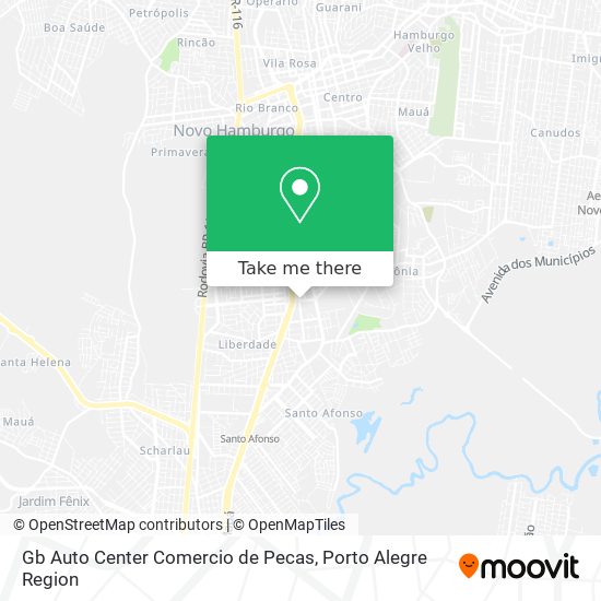 Gb Auto Center Comercio de Pecas map