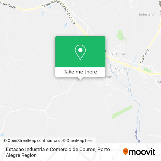 Estacao Industria e Comercio de Couros map