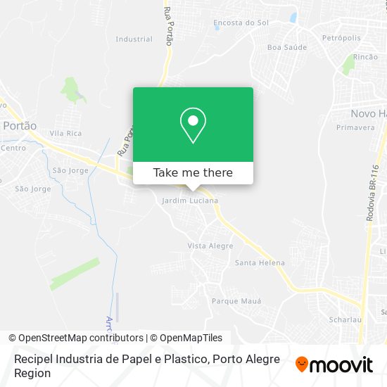 Recipel Industria de Papel e Plastico map