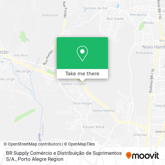 BR Supply Comércio e Distribuição de Suprimentos S / A. map