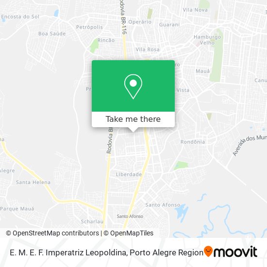 Mapa E. M. E. F. Imperatriz Leopoldina