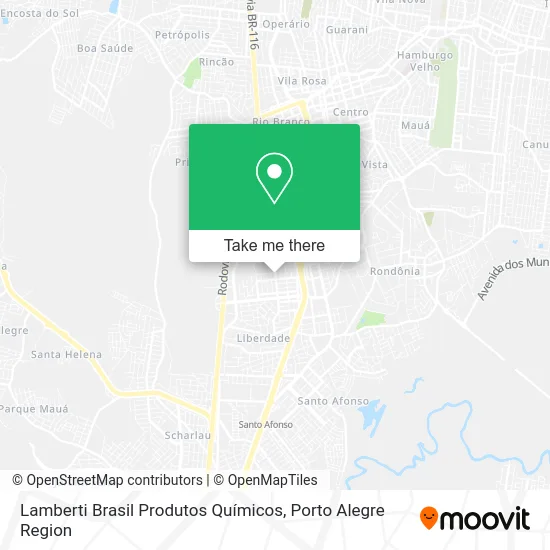 Lamberti Brasil Produtos Químicos map