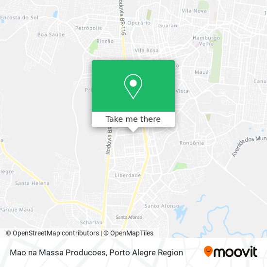 Mao na Massa Producoes map